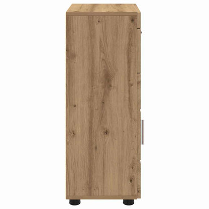 Badezimmer Schrank TULUM Artisan-Eiche 37 x 31,5 x 82 cm