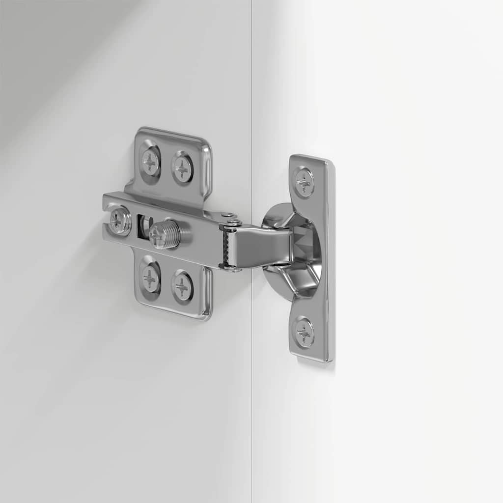 Badezimmer Schrank TULUM Weiß 37 x 31,5 x 203 cm Holzwerkstoff