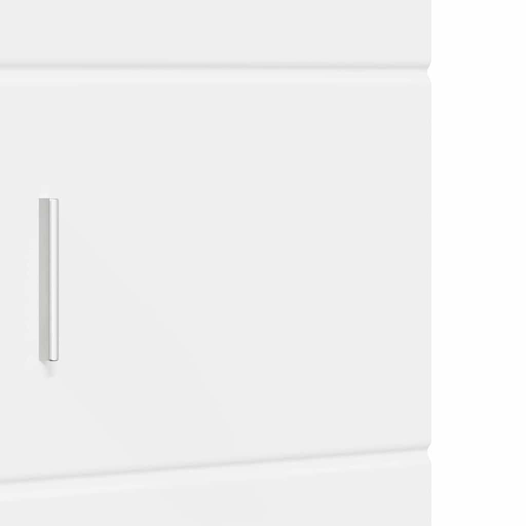 Badezimmer Schrank TULUM Weiß 37 x 31,5 x 203 cm Holzwerkstoff