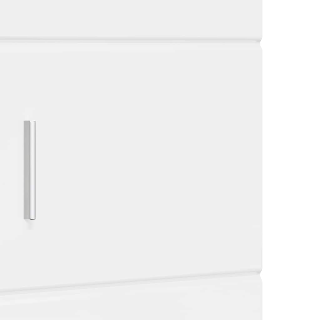 Badezimmer Schrank TULUM Hochglanz-Weiß 37 x 31,5 x 203 cm