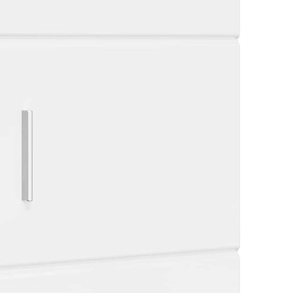 Badezimmer Schrank TULUM Hochglanz-Weiß 37 x 31,5 x 203 cm