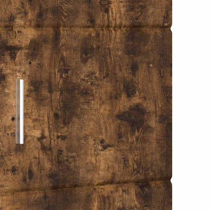 Badezimmer Schrank TULUM Räuchereiche 37 x 31,5 x 203 cm