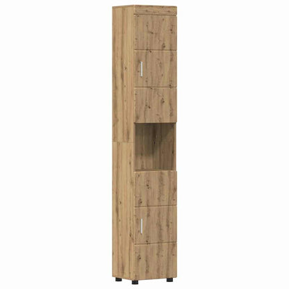 Badezimmer Schrank TULUM Artisan-Eiche 37 x 31,5 x 203 cm