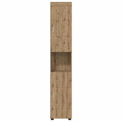 Badezimmer Schrank TULUM Artisan-Eiche 37 x 31,5 x 203 cm