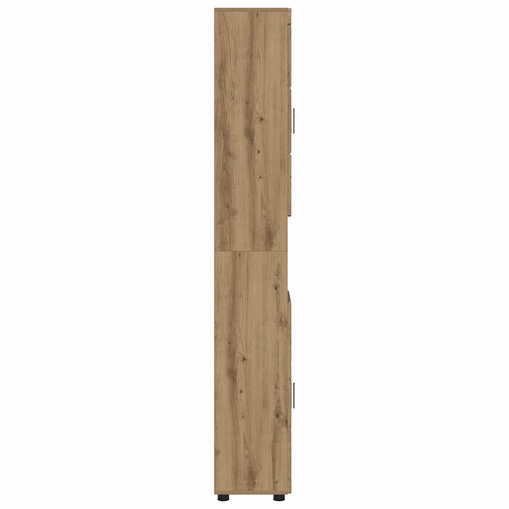 Badezimmer Schrank TULUM Artisan-Eiche 37 x 31,5 x 203 cm