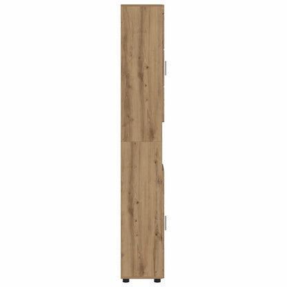 Badezimmer Schrank TULUM Artisan-Eiche 37 x 31,5 x 203 cm