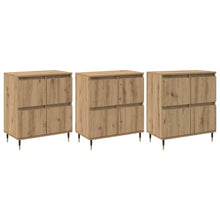 Sideboards 3 pcs Artisan-Eiche 180 x 35 x 70 cm Holzwerkstoff