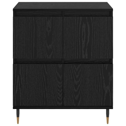 Sideboards 3 pcs Schwarz Eichen-Optik 180 x 35 x 70 cm