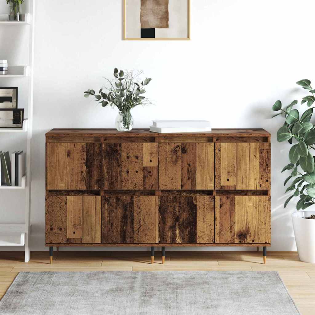 Sideboards 2 pcs Altholz 120 x 35 x 70 cm Holzwerkstoff
