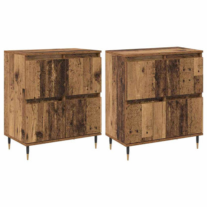 Sideboards 2 pcs Altholz 120 x 35 x 70 cm Holzwerkstoff