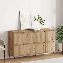 Sideboards 2 pcs Artisan-Eiche 120 x 35 x 70 cm Holzwerkstoff