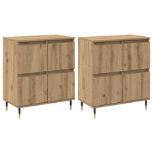 Sideboards 2 pcs Artisan-Eiche 120 x 35 x 70 cm Holzwerkstoff