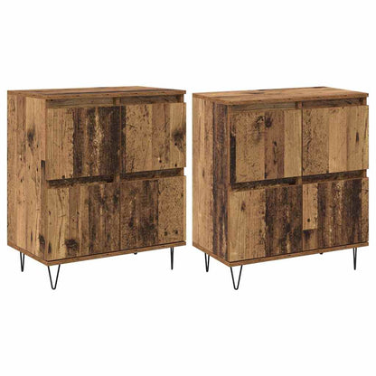 Sideboards 2 pcs Altholz 120 x 35 x 70 cm Holzwerkstoff