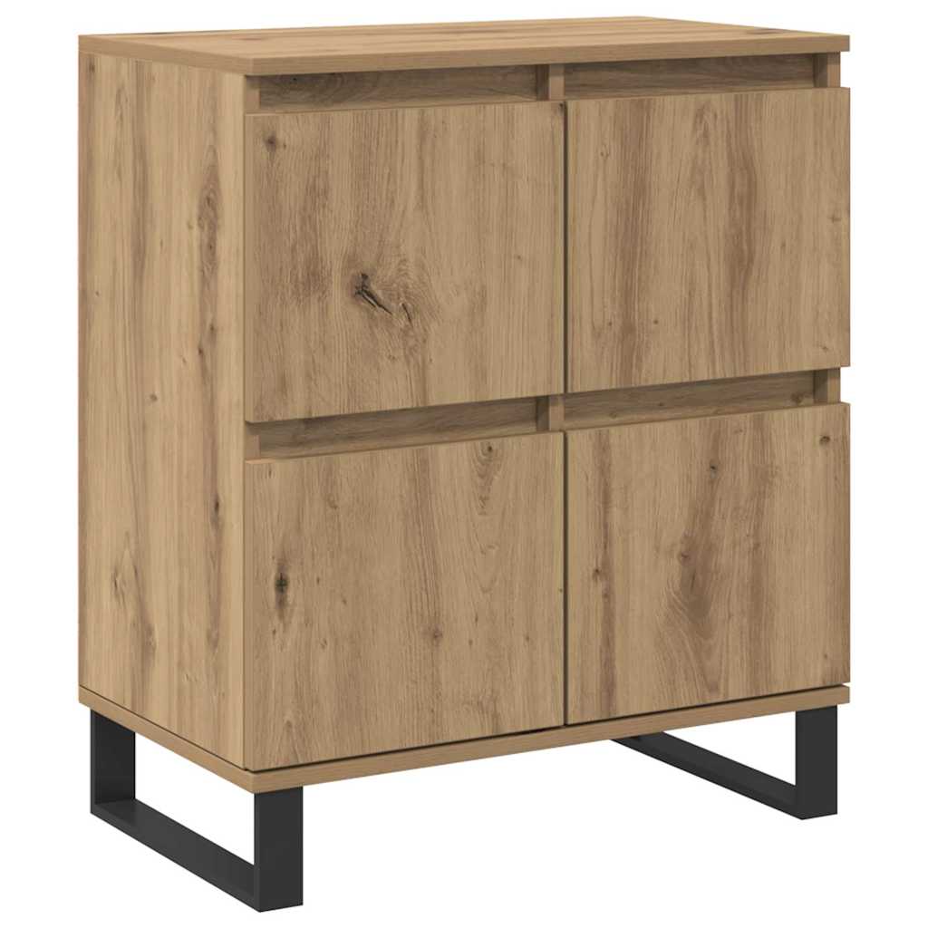 Sideboards 2 pcs Artisan-Eiche 120 x 35 x 70 cm Holzwerkstoff