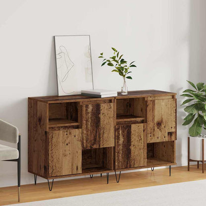 Sideboards 2 pcs Altholz 120 x 35 x 70 cm Holzwerkstoff