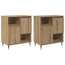 Sideboards 2 pcs Artisan-Eiche 120 x 35 x 70 cm Holzwerkstoff