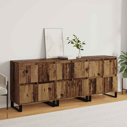 Sideboards 3 pcs Altholz 180 x 35 x 70 cm Holzwerkstoff