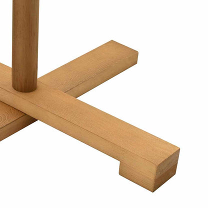 Holz Weihnachtsbaum mit Ständer Braun 125 cm Massivholz Kiefer