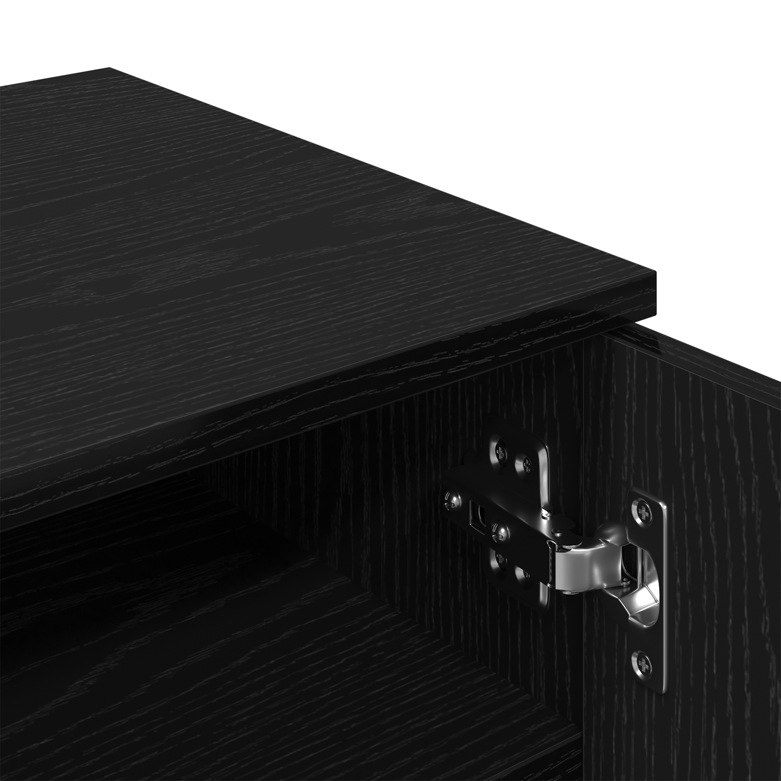 Schuhschrank Schwarze Eiche 29.5 x 35 x 101 cm Holzwerkstoff