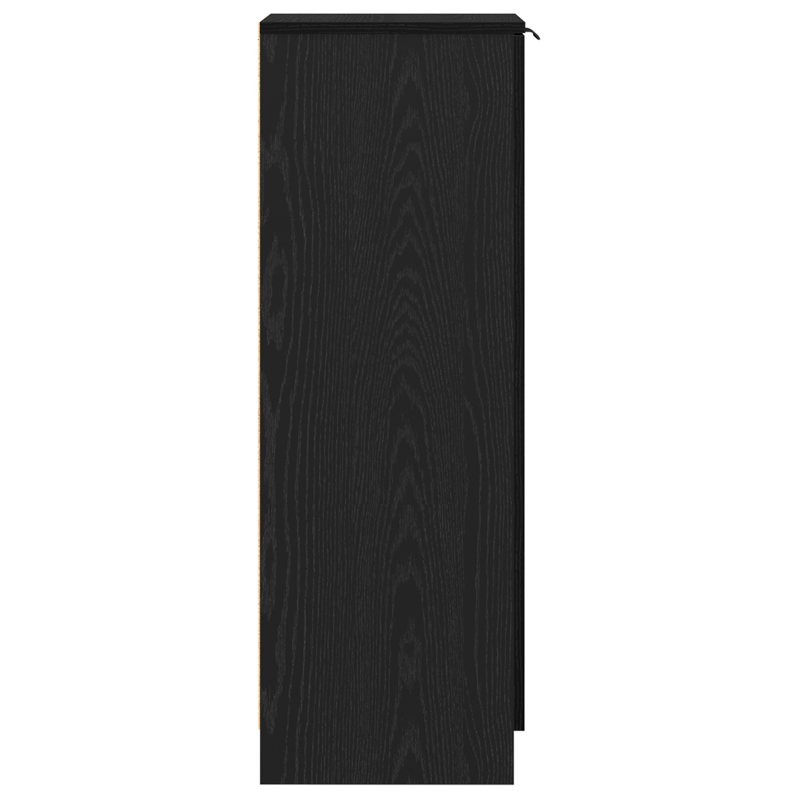 Schuhschrank Schwarze Eiche 29.5 x 35 x 101 cm Holzwerkstoff