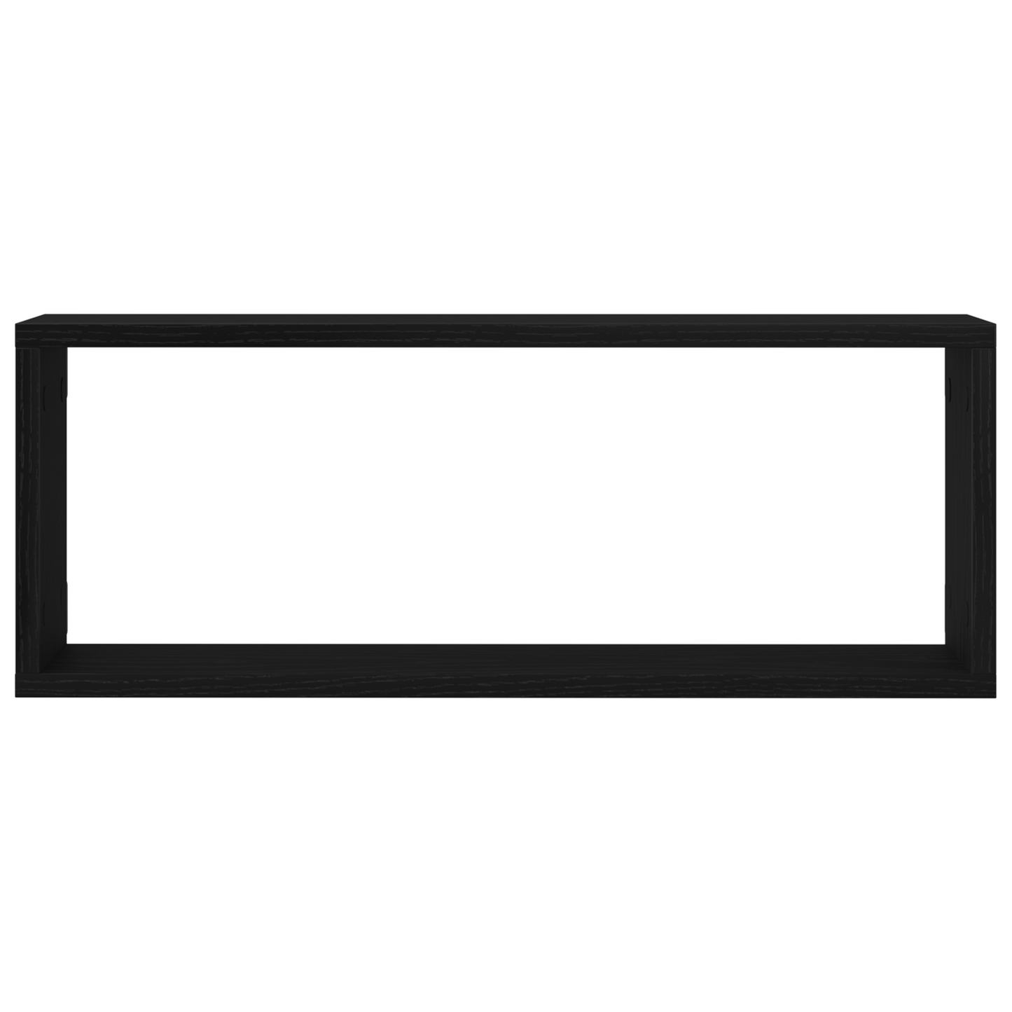 Wandregale 4 pcs Schwarze Eiche 60 x 15 x 23 cm Holzwerkstoff