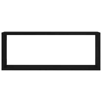 Wandregale 4 pcs Schwarze Eiche 60 x 15 x 23 cm Holzwerkstoff