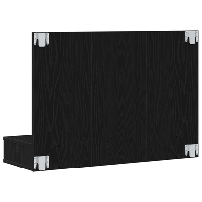 Spiegelschrank Schwarze Eiche 90 x 31,5 x 62 cm Holzwerkstoff