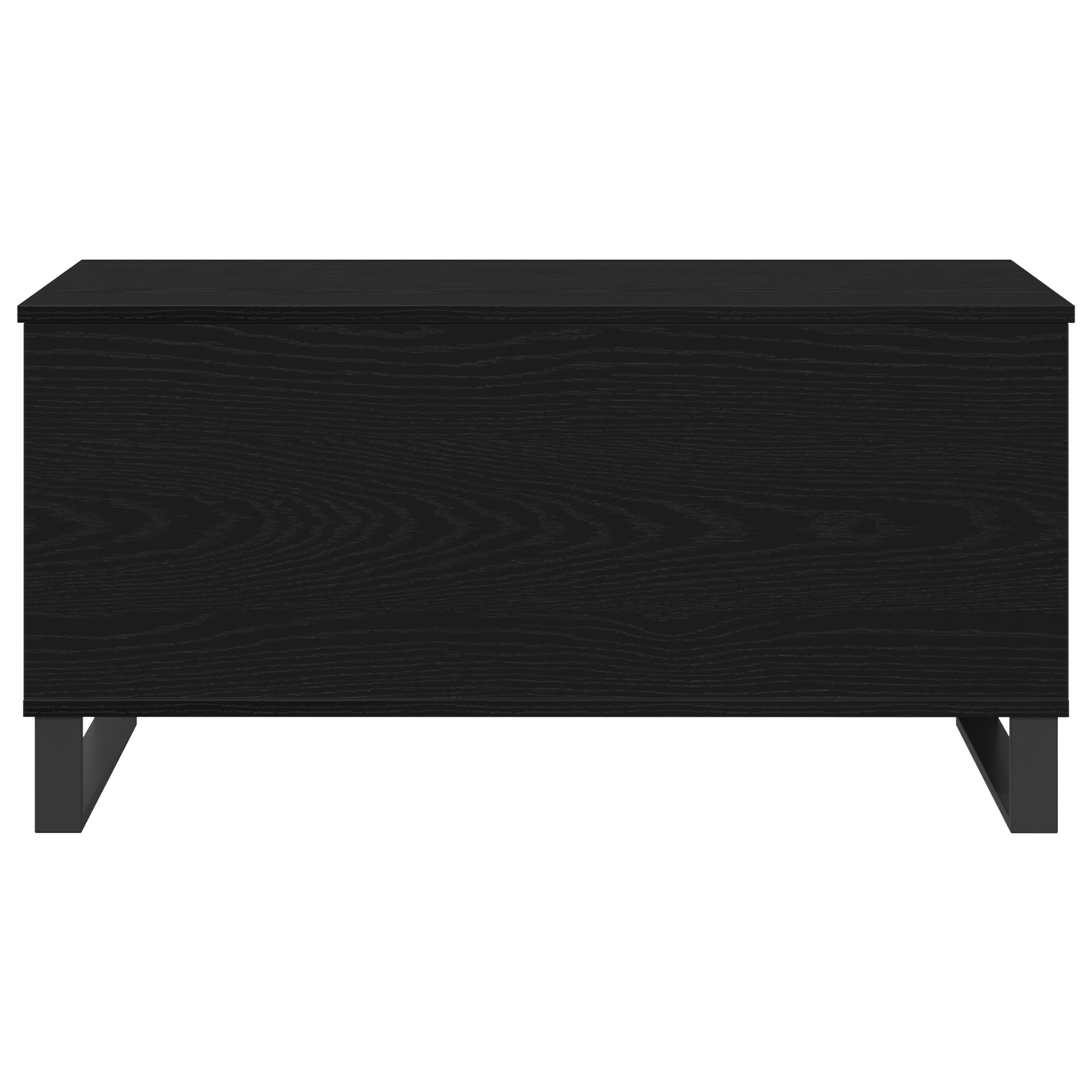 Couchtisch Schwarz Eichen-Optik 90 x 44.5 x 45 cm Holzwerkstoff
