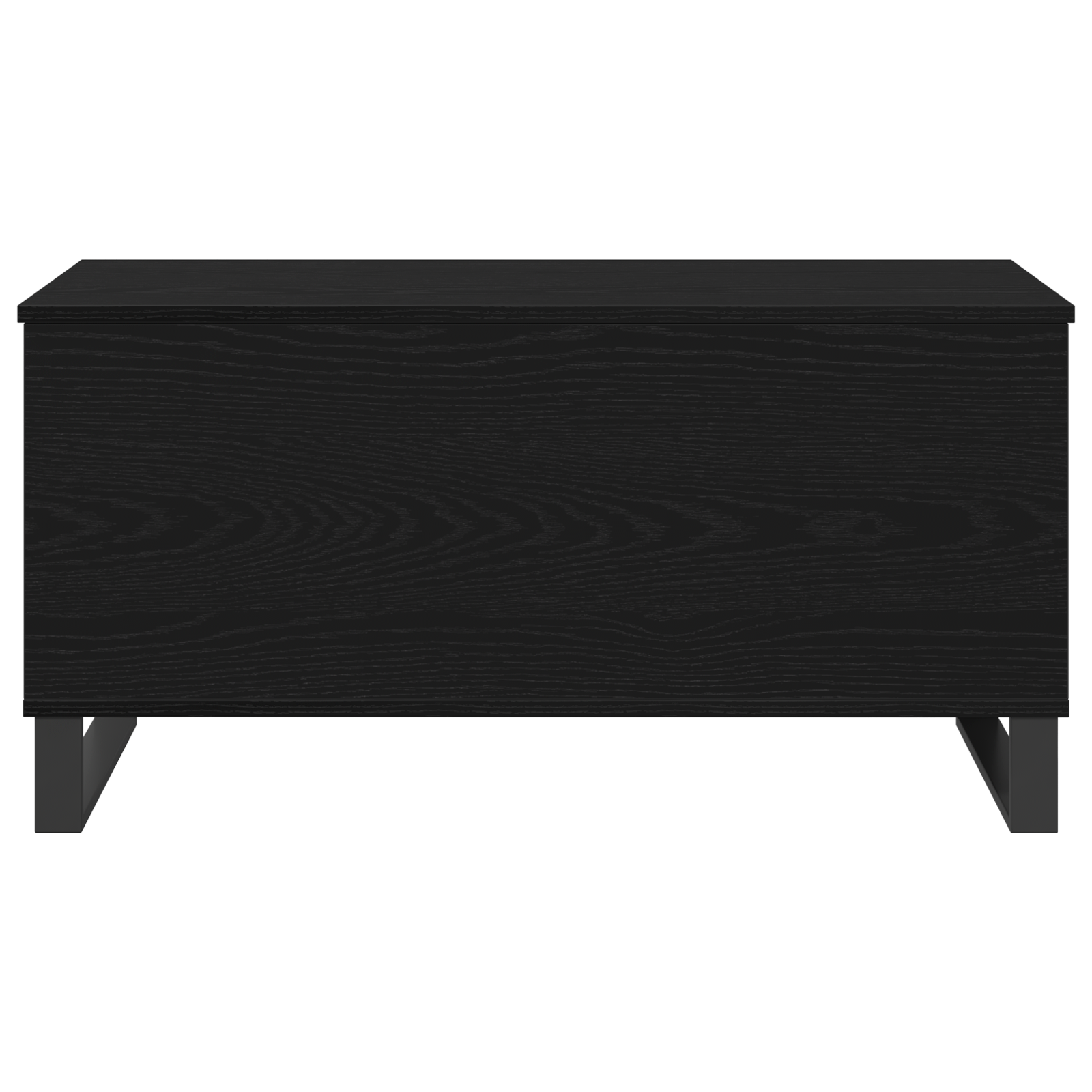 Couchtisch Schwarz Eichen-Optik 90 x 44.5 x 45 cm Holzwerkstoff