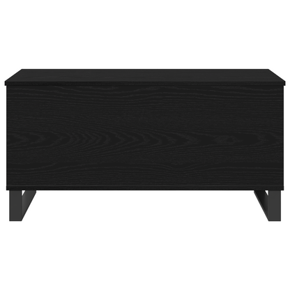Couchtisch Schwarz Eichen-Optik 90 x 44.5 x 45 cm Holzwerkstoff