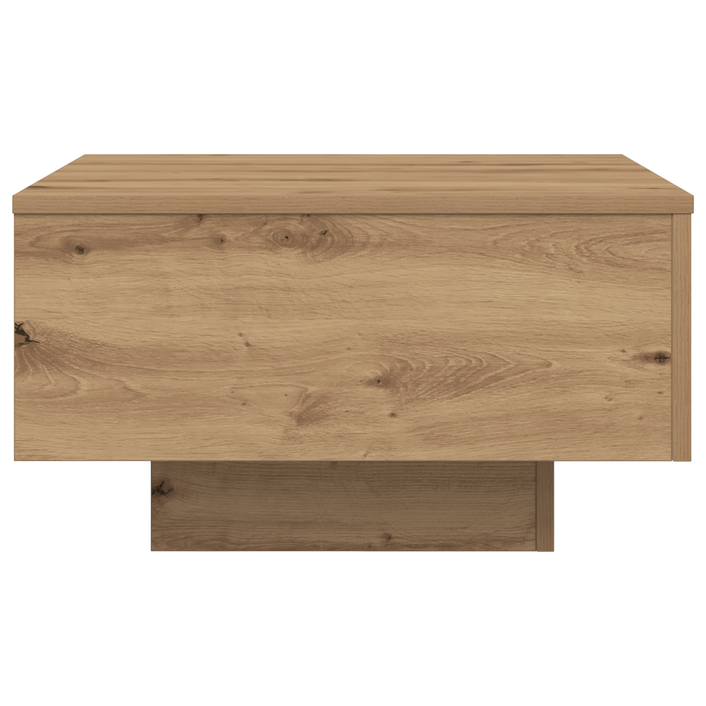 Couchtisch Eiche handwerklich 55 x 55 x 31 cm Holzwerkstoff