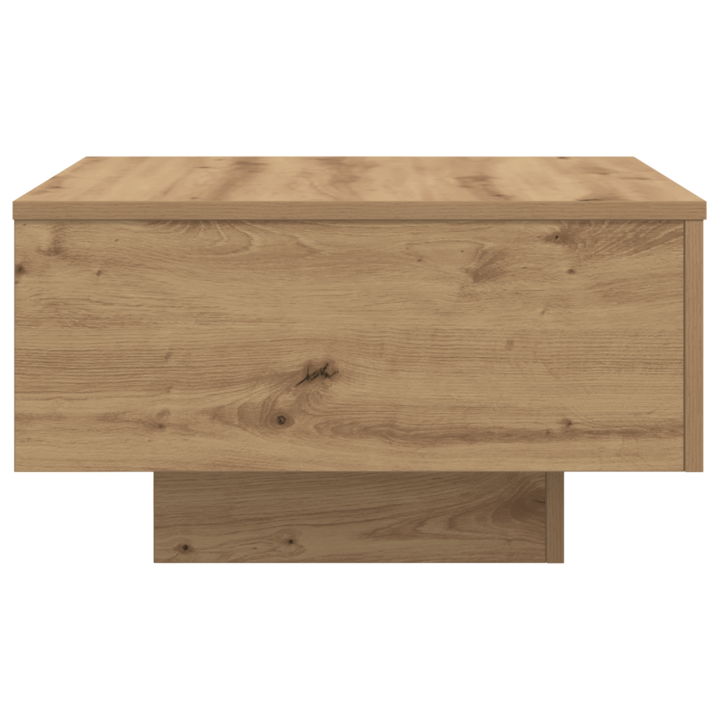 Couchtisch Eiche handwerklich 55 x 55 x 31 cm Holzwerkstoff