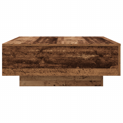 Couchtisch Altes Holz Blau 80 x 80 x 31 cm Holzwerkstoff