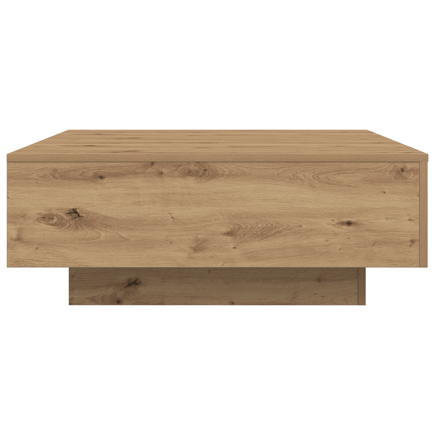Couchtisch Eiche handwerklich 80 x 80 x 31 cm Holzwerkstoff