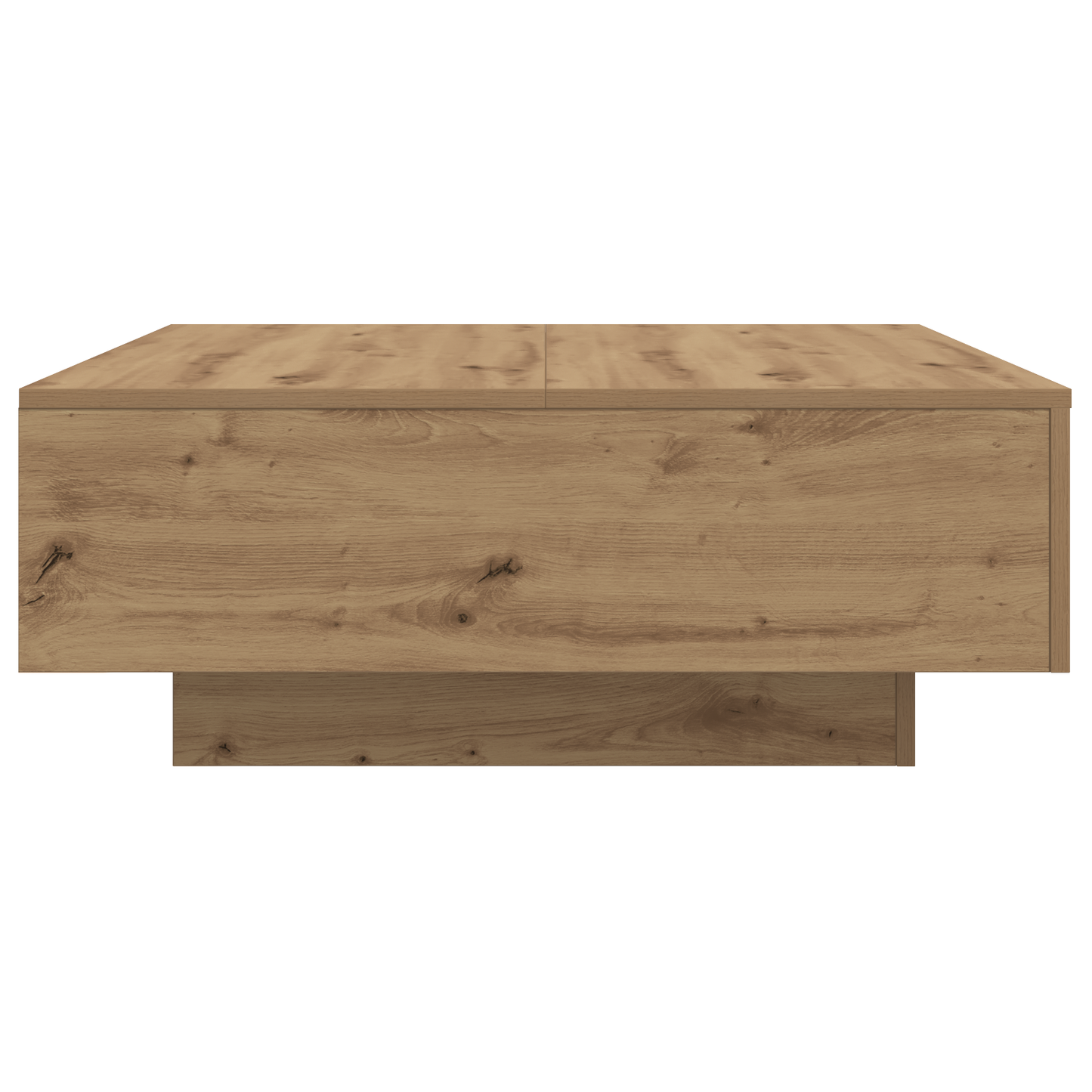 Couchtisch Eiche handwerklich 80 x 80 x 31 cm Holzwerkstoff