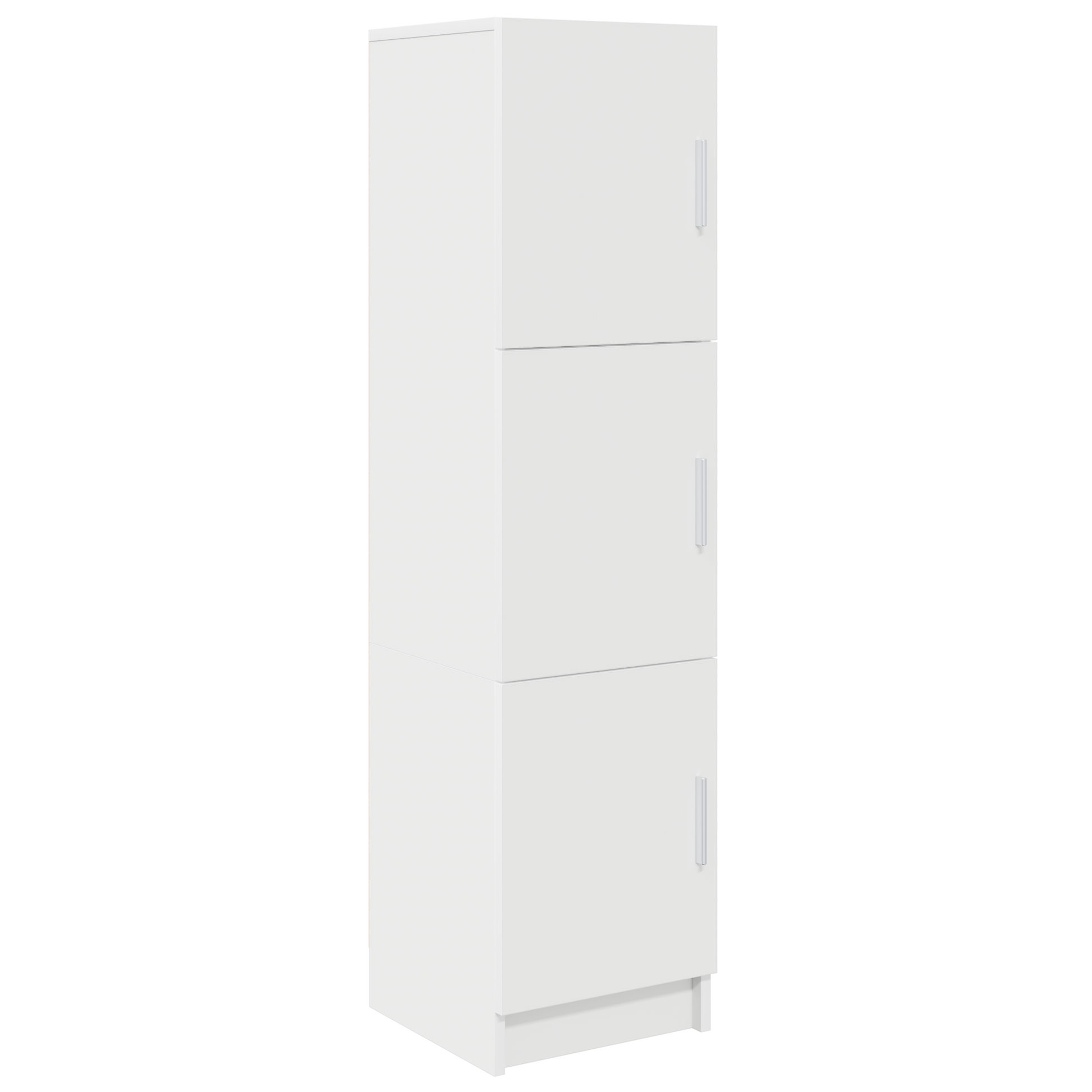 Highboard Weiß 31,5 x 32 x 124 cm Holzwerkstoff