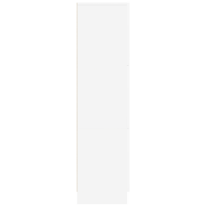 Highboard Weiß 31,5 x 32 x 124 cm Holzwerkstoff