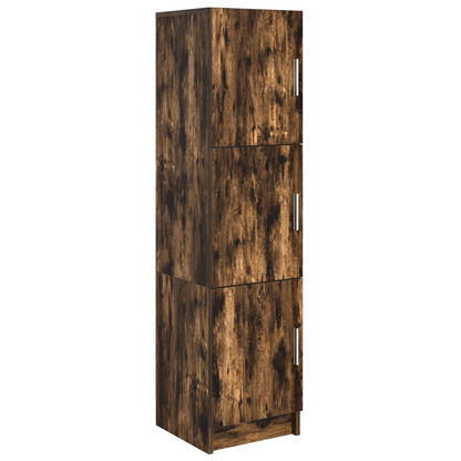 Highboard Räuchereiche 31,5 x 32 x 124 cm Holzwerkstoff