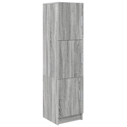 Highboard Grau Sonoma 31,5 x 32 x 124 cm Holzwerkstoff