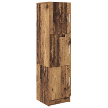 Highboard Altholz 31,5 x 32 x 124 cm Holzwerkstoff