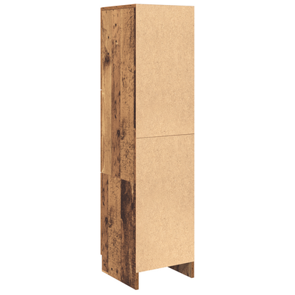 Highboard Altholz 31,5 x 32 x 124 cm Holzwerkstoff