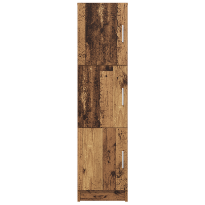 Highboard Altholz 31,5 x 32 x 124 cm Holzwerkstoff