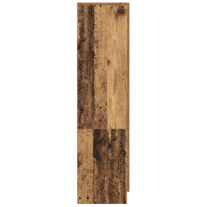 Highboard Altholz 31,5 x 32 x 124 cm Holzwerkstoff