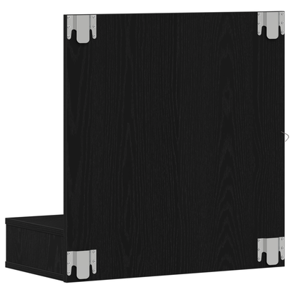 Spiegelschrank Schwarze Eiche 62 x 31,5 x 62 cm Holzwerkstoff