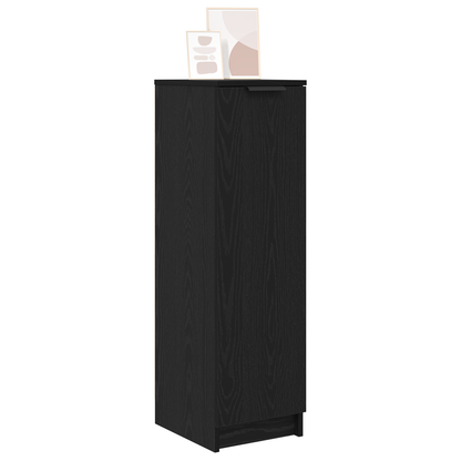 Schuhschrank Schwarze Eiche 29.5 x 35 x 101 cm Holzwerkstoff