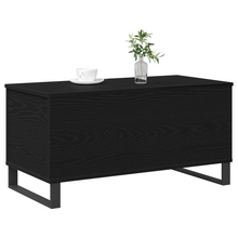 Couchtisch Schwarz Eichen-Optik 90 x 44.5 x 45 cm Holzwerkstoff
