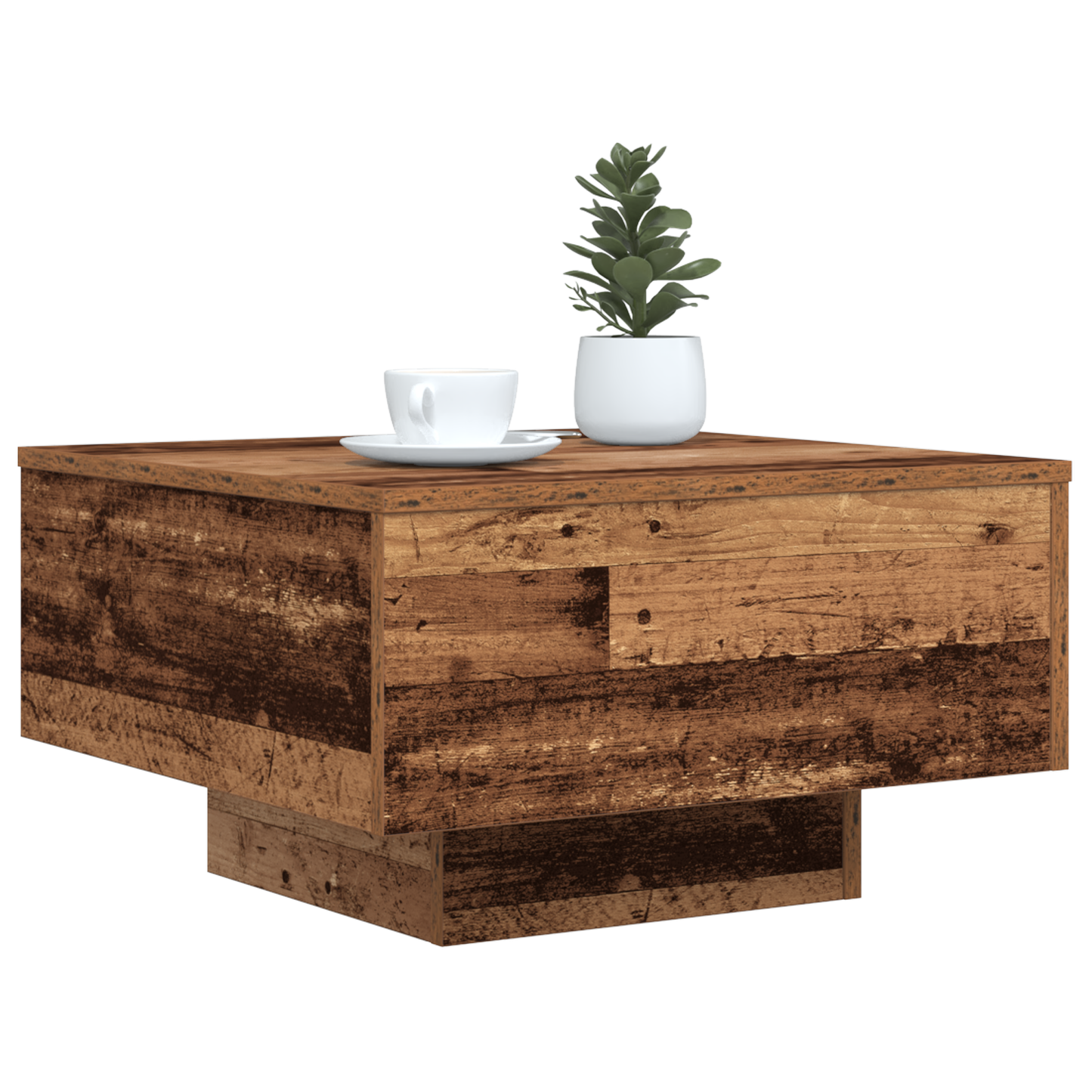 Couchtisch Altholz 55 x 55 x 31 cm Holzwerkstoff