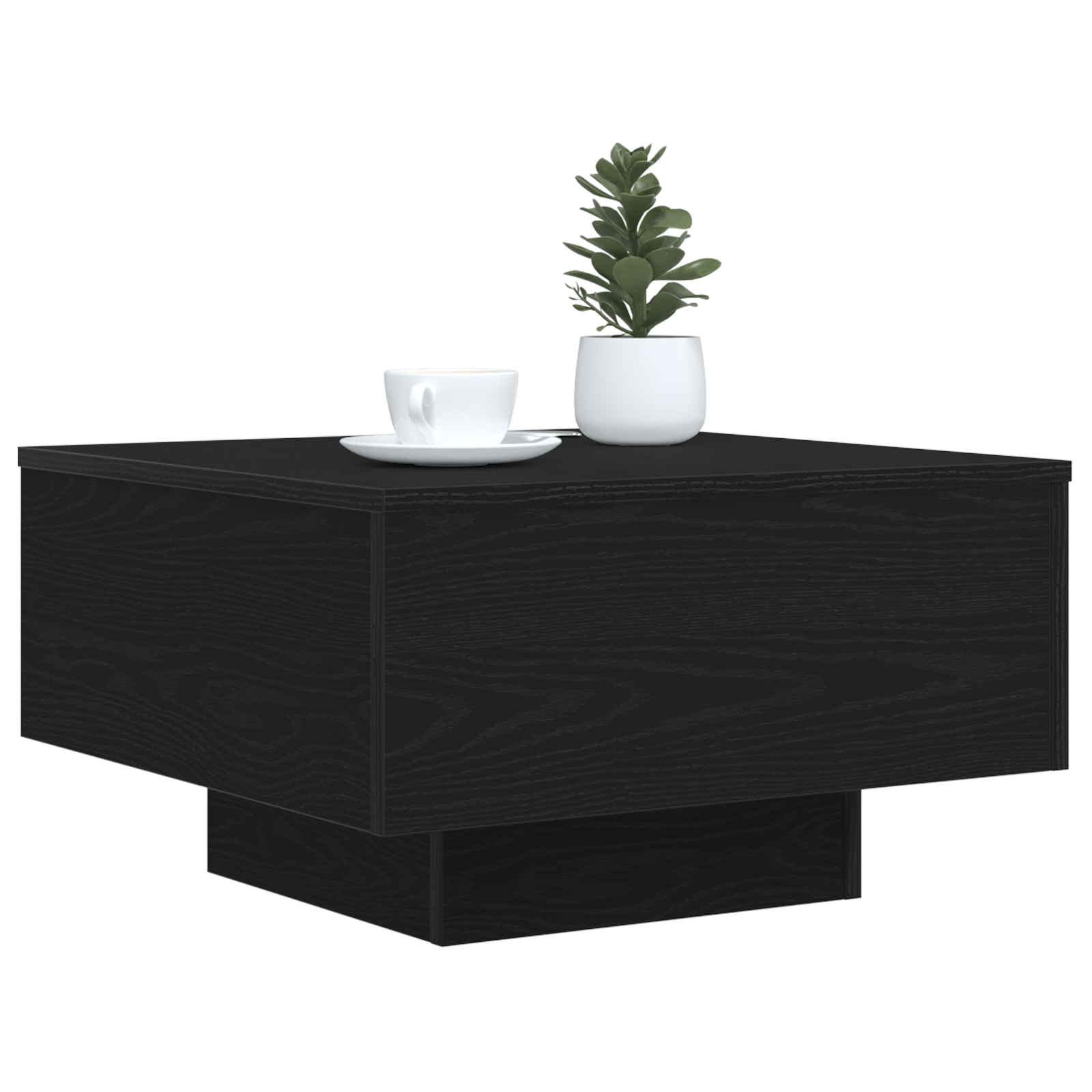 Couchtisch Schwarze Eiche 55 x 55 x 31 cm Holzwerkstoff