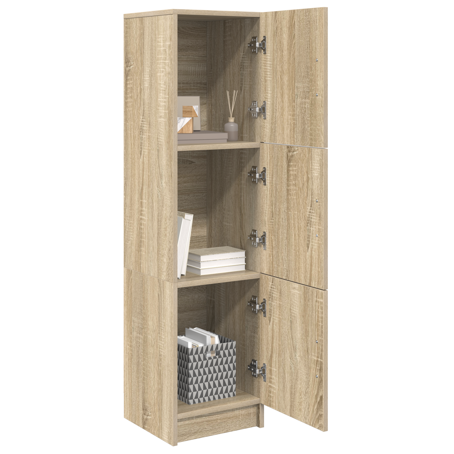 Highboard Sonoma Eiche 31,5 x 32 x 124 cm Holzwerkstoff