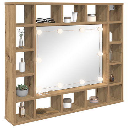 Spiegelschrank Artisan-Eiche 91 x 15 x 76.5 cm Holzwerkstoff